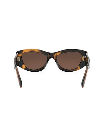 CELINE | Lunettes de soleil géométriques Triomphe noires | braun